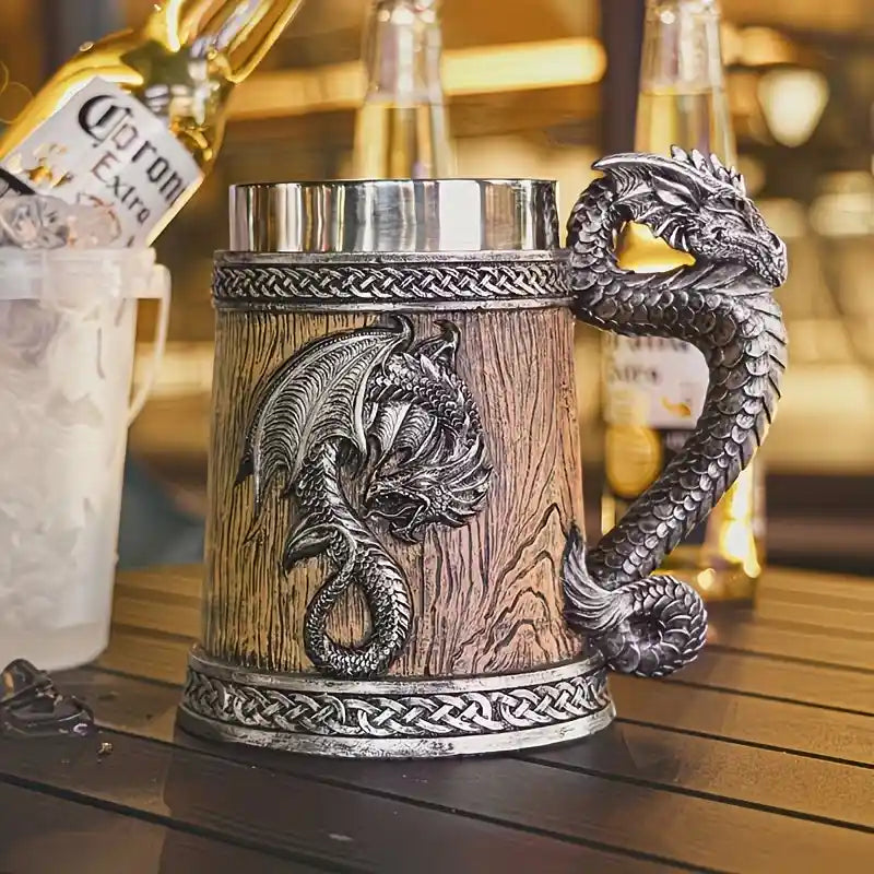 Handmade Dragon Beer Stein